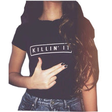 Load image into Gallery viewer, Fashion Brand Summer T Shirt Women VOGUE Printed Female T-shirts Women O-neck Tops Tee Shirt Femme Harajuku Casual Clothing