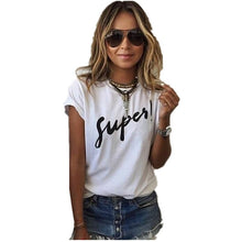 Load image into Gallery viewer, Fashion Brand Summer T Shirt Women VOGUE Printed Female T-shirts Women O-neck Tops Tee Shirt Femme Harajuku Casual Clothing