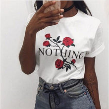 Load image into Gallery viewer, Fashion Brand Summer T Shirt Women VOGUE Printed Female T-shirts Women O-neck Tops Tee Shirt Femme Harajuku Casual Clothing