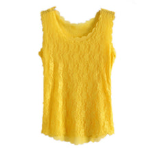 Load image into Gallery viewer, Women Tank Tops Fashion Lace Women's Tank Crochet Embroidery Fitness Summer Casual Blouse Camisole Sleeveless Shirt For Female