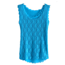 Load image into Gallery viewer, Women Tank Tops Fashion Lace Women's Tank Crochet Embroidery Fitness Summer Casual Blouse Camisole Sleeveless Shirt For Female