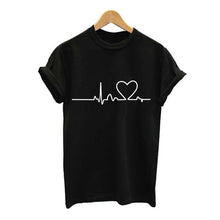 Load image into Gallery viewer, 2018 New T Shirt Women Nothing Rose Print Short Sleeve Casual Female T Shirt Harajuku Tee Tops Camisetas Mujer Summer Cothing