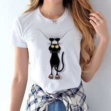 Load image into Gallery viewer, 2018 New T Shirt Women Nothing Rose Print Short Sleeve Casual Female T Shirt Harajuku Tee Tops Camisetas Mujer Summer Cothing
