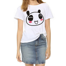 Load image into Gallery viewer, Soatrld New 2017 Fashion Women t-shirts  Summer Slim Women's Short Sleeve Print Casual  Cotton White Tshirt Plus Size Tops