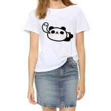 Load image into Gallery viewer, Soatrld New 2017 Fashion Women t-shirts  Summer Slim Women's Short Sleeve Print Casual  Cotton White Tshirt Plus Size Tops