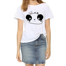 Load image into Gallery viewer, Soatrld New 2017 Fashion Women t-shirts  Summer Slim Women's Short Sleeve Print Casual  Cotton White Tshirt Plus Size Tops