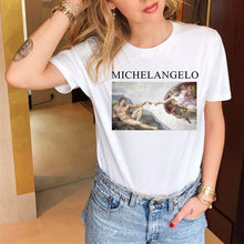 Load image into Gallery viewer, Brand New Summer Harajuku T Shirt For Women Funny Cat Casual Short Sleeve Tops Tee Femme T shirt Plus Size Women Clothing