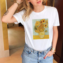 Load image into Gallery viewer, Brand New Summer Harajuku T Shirt For Women Funny Cat Casual Short Sleeve Tops Tee Femme T shirt Plus Size Women Clothing