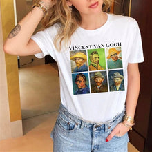 Load image into Gallery viewer, Brand New Summer Harajuku T Shirt For Women Funny Cat Casual Short Sleeve Tops Tee Femme T shirt Plus Size Women Clothing
