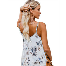 Load image into Gallery viewer, Summer Cami Women Sexy Sleeveless V Neck  Print Patchwork Loose Sexy inside wear Club Party Top Camisolele